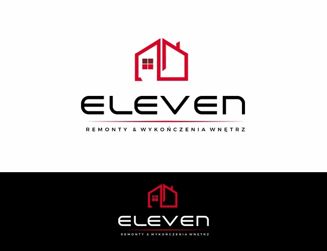 Projektowanie logo dla firm,  LOGO firmy ELEVEN r&w wnętrz, logo firm - ELEVEN r&w wnętrz